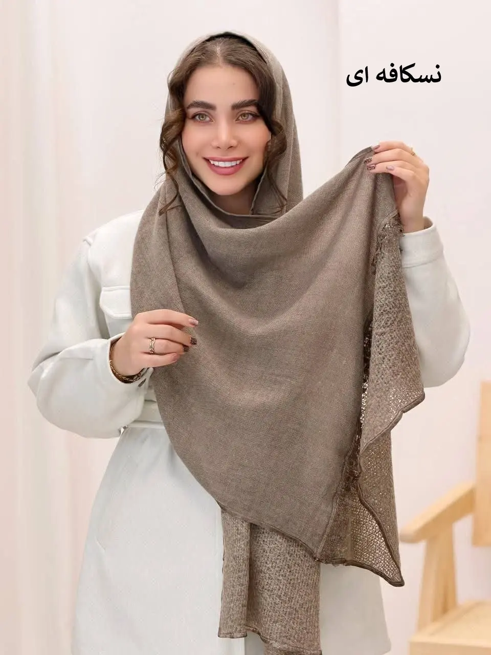 3732-شال پاییزه پاپیون